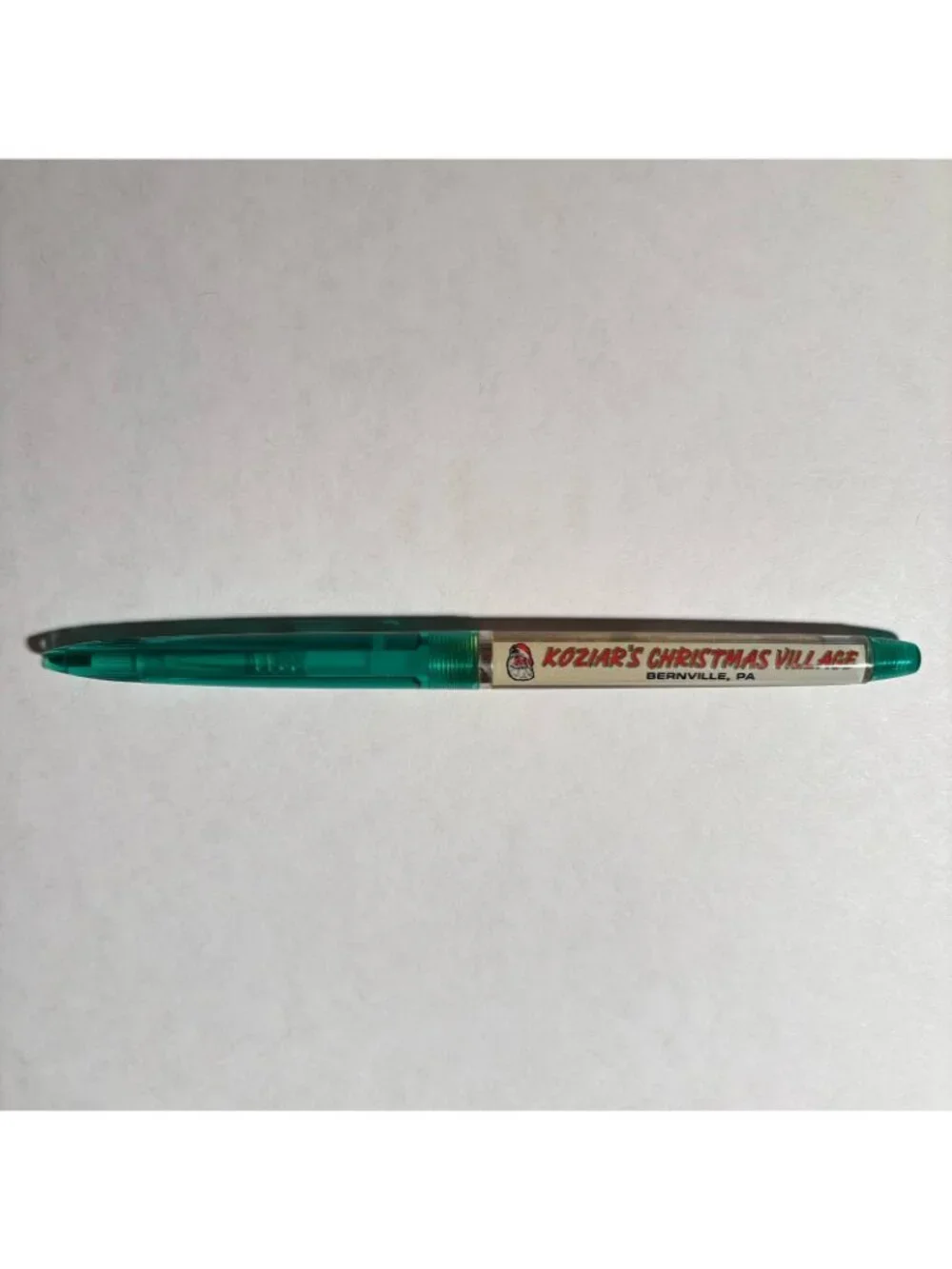 Koziar's Christmas Village Bernville PA Floaty Pen Santa Reindeer Souvenir Promo